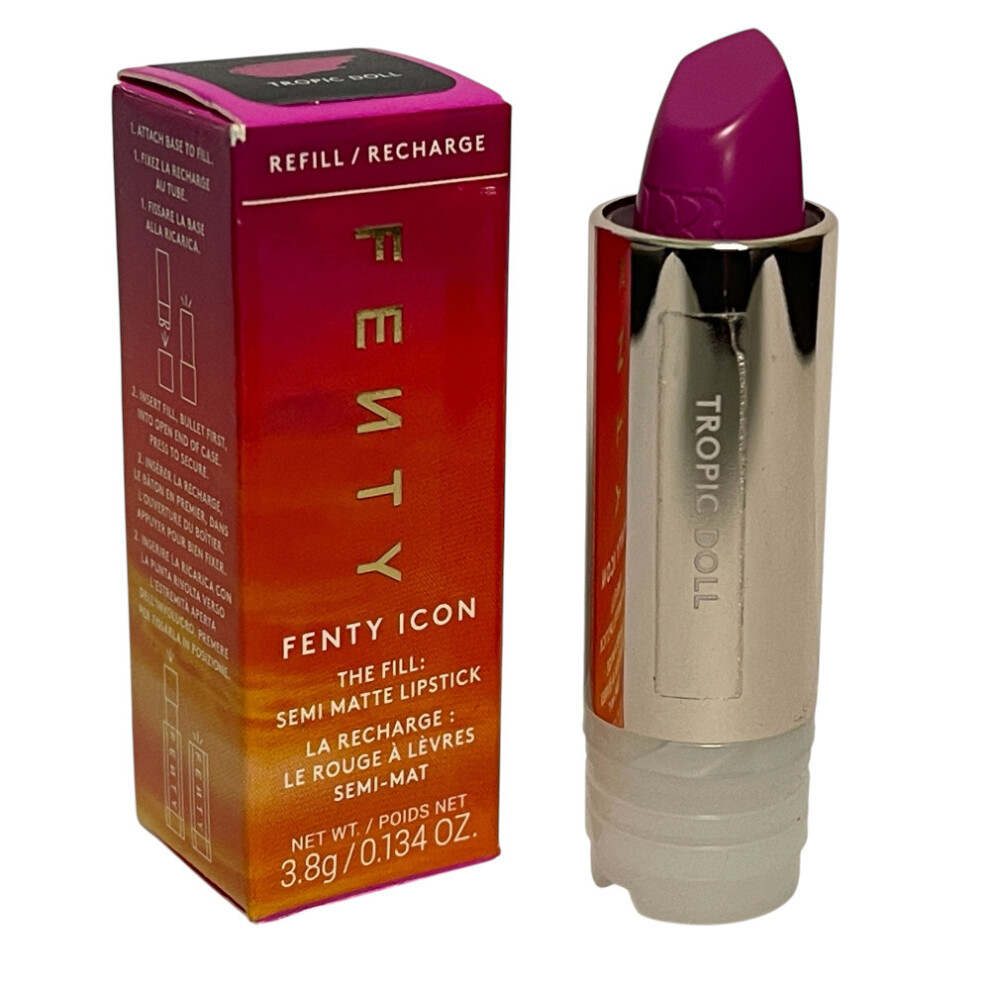 Fenty Beauty Icon Semi Matte Refillable Lipstick 3.8g Tropic Doll