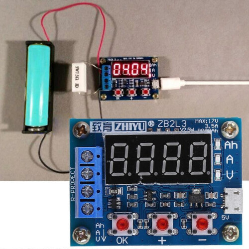 ZB2L3 Battery Tester LED Digital Display Avoid Unnecessary Battery Drain 1