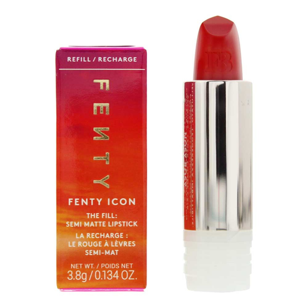Fenty Beauty Icon Semi Matte Refillable Lipstick 3.8g Nosy Rosy