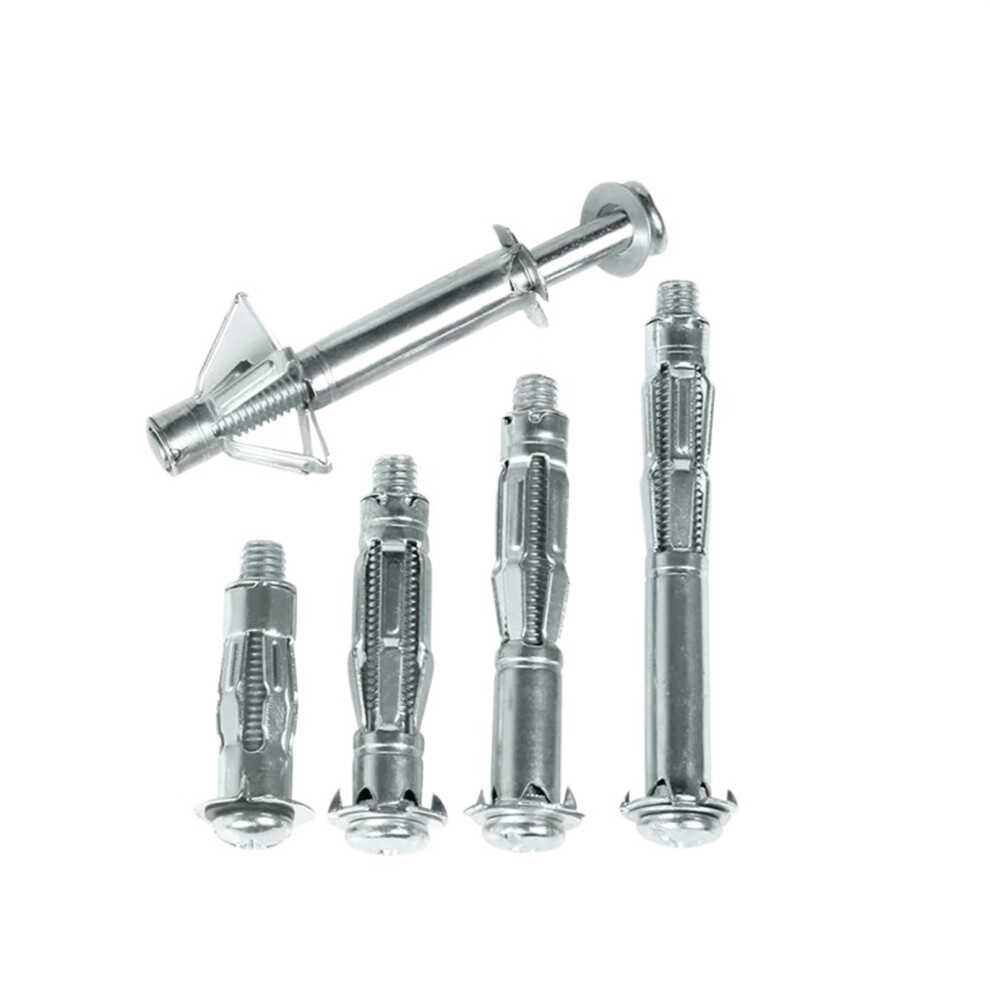 M4 M5 M6 M8 Gypsum Board Drywall Anchor Plasterboard Wall Ceiling Expansion Bolt Aircraft Tube Pipe Fix Hollow Plugs Metal Screw(M8x80(2Pcs)) 724968558709
