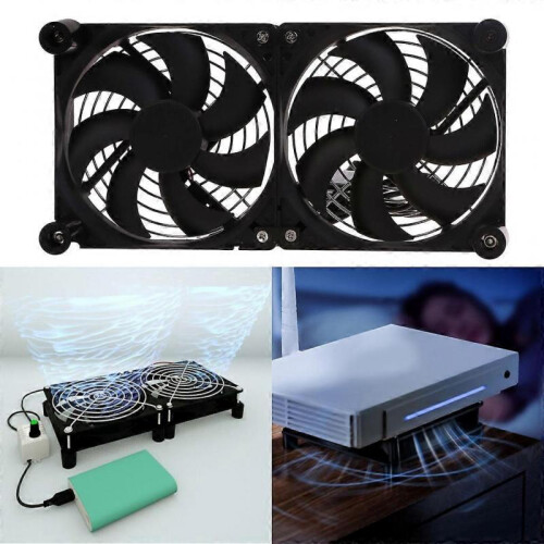 (12cm) 5v Chassis Cooling Fan Usb Router Tv/Broadband Cat Set Top Box External Mute 1