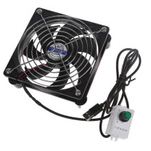 (12cm) 5v Chassis Cooling Fan Usb Router Tv/Broadband Cat Set Top Box External Mute
