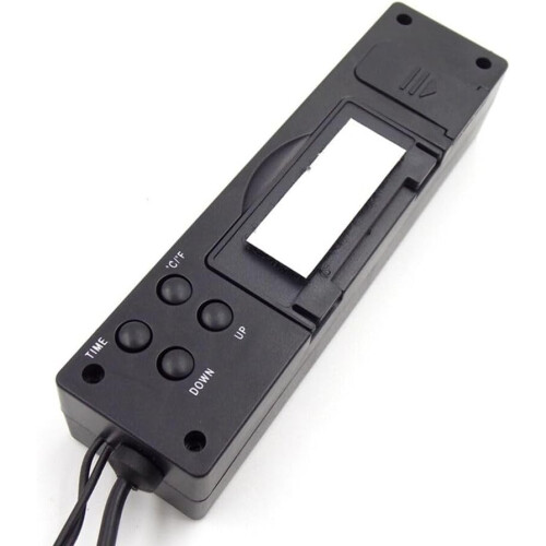 Essential Car Thermometer Clock with Voltage Meter Reliable Automotive Tool 1