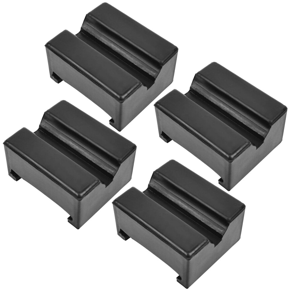Floor Jack Pad,Universal Square Pinch Weld Protector Rubber Jack Pad, Jack Stand Adapter, Frame Rail Protector Car Lift Accessories (4 PCS)-image-OPC-PHYSDSQ-NEW