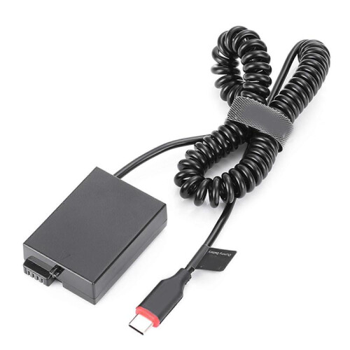 Type-C to for LP E8 DR-E8 Dummy Battery Portable Camera Power Source for Rebel