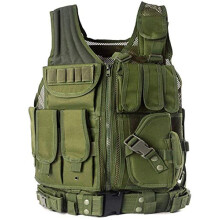 Military Fans Airsoft Ultra-Light Adjustable Elite Series Tactical Vest, Used for Outdoor Camping Airsoft Combat Games.