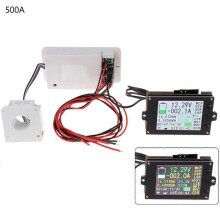 (500A) for DC 500V Wireless Digital Voltmeter Ammeter Multimeter Coulometer Battery Pow