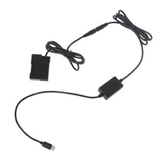 Convenient Camera Power Cable Type-C to EN EL14 Dummy Battery for D3100 D3200
