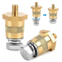 2pcs Battery Pole Adapter Terminal Connector Fittings M6 M8 Thread Post
