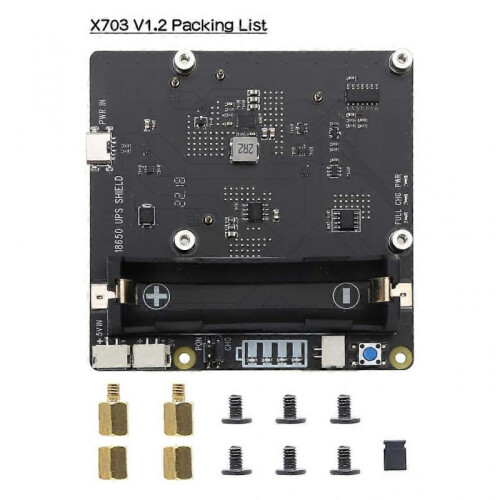 UPS HAT 18650 Battery Charger Power Bank Power Management Expansion Module