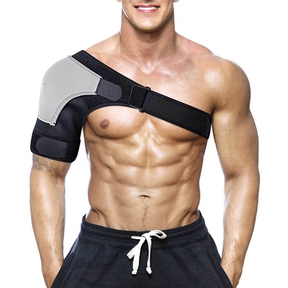 Adjustable Shoulder Support Brace for Torn Rotator Cuff - Shoulder Pain Relief, Support