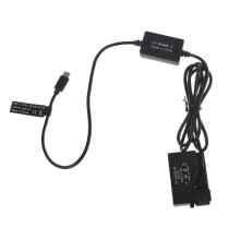 Type-C to for LP E8 Dummy Battery Camera Power Cable for Rebel T2i T3i T4i T5i