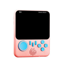 (Pink) 3.5 Inch Retro Handheld Game Console Video Game Player Built-in 500mAh Battery