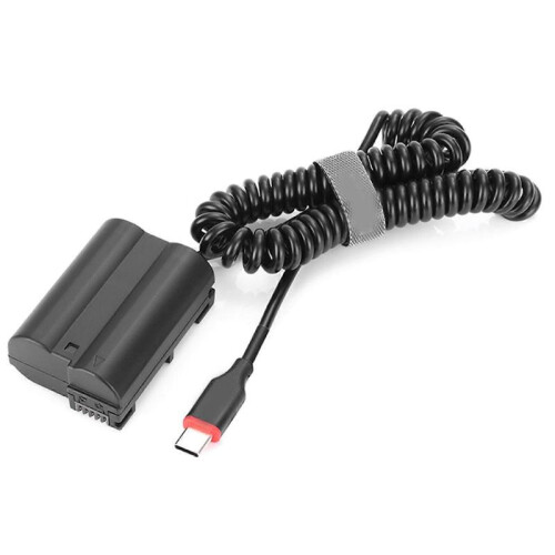 Type-C to EN EL15 Dummy Battery Camera Power Adapter for D7100 D800 D810 D7200