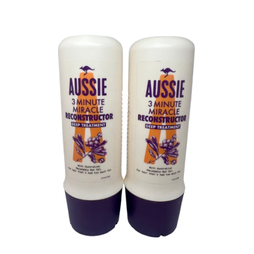 Aussie aussie 3 minute miracle reconstructor deep treatment 250ml x 2