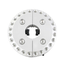 Patio Umbrella Light, 28 LED Lights at 100 lumens 3 Lighting Modes Cordless, Silver