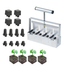 Manual soil block maker, handheld seedling planter, soil blocker, garden tool, garden tool