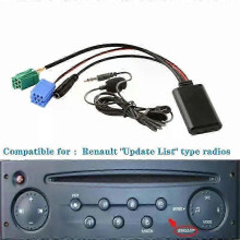Renault 2005-2011 AUX Bluetooth Adapter with Microphone for Car Radio CD Changer Upgrade