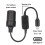 (A) USB C to 12V Cigarette Lighter Socket Adapter, Power Converter for Dash Cam GPS 35cm 3