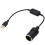 (B) USB C to 12V Cigarette Lighter Socket Adapter, Power Converter for Dash Cam GPS 35cm 1