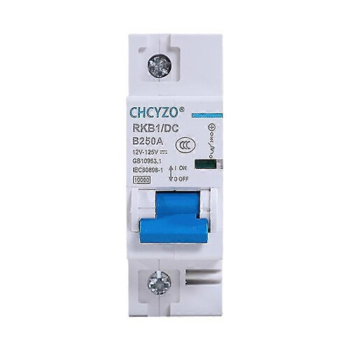 (125A) Dc 1p Circuit Breaker Protection Switch 12-125v Mini Automatic Protector Electric Car 80a/100a/125a/200a/250a Battery Protector