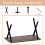 Vida Designs (Walnut) 4 Seater Dining Table with Modern X-Shape Legs 6