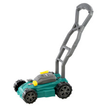 The Magic Toy Shop Kids Toy Lawn Mower Garden Tool Set with Lights, Sounds & Push Handle Role Play
