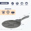 GEEZY GEEZY 4 Hole Non Stick Pancake Frying Pan Mini Crepe Maker for Eggs, Breakfast 3