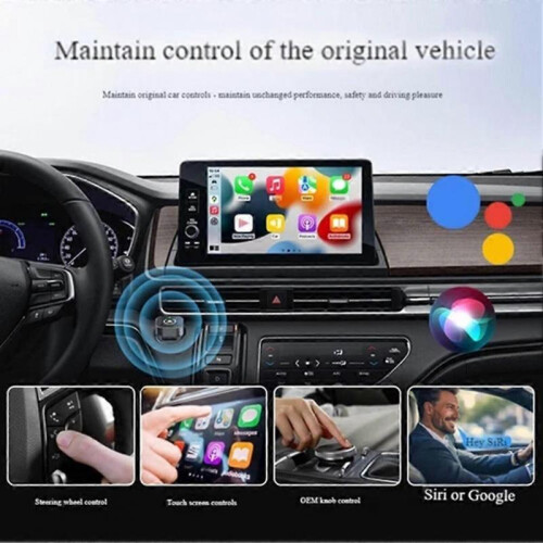 USB Wireless CarPlays Adapter for iPhone Wireless Carplays Dongle Plug Play Auto Connecting Smart Dongle 2