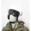 White Fighter Pilot Helmet Double Visor System Adjustable 2