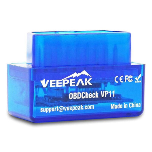 Veepeak Mini Bluetooth OBD2 Scanner for Android, Car OBD II Diagnostic Scan Tool Check Engine Light Code Reader, Supports Torque 1