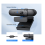 Webcam 1080P com microfone, USB plug & play para PC, sem distorção para videochamadas e conferências (preta) 7