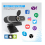 Webcam 1080P com microfone, tampa da webcam e correção de luz automática para laptop, PC e desktop (preta) 7