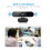 Webcam 1080P avec microphone Full HD USB Fisheye grand angle - Noir 6
