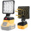 bright Work Lamp for DEWALT Flashlight Dual Usb Charging Ports Led Light for 4