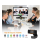 Webcam USB avec microphone intégré 720p haute définition HD 30 ips noire 6