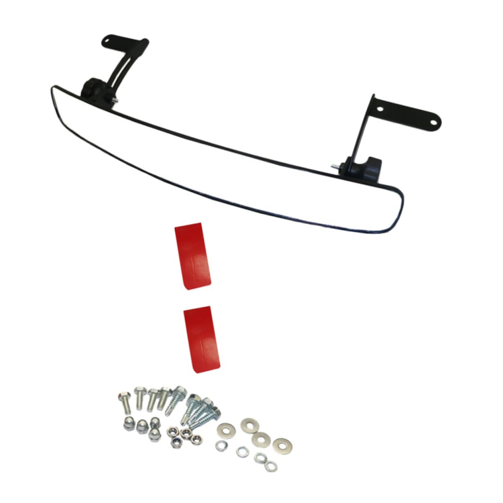 1 Set Golf Cart Rearview Mirror Wide Angle Design For Enhanced Visibility And Stable Installation Blind Spot Elimination Golf Cart Accessory 733909224375