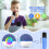 Chronus Kids Karaoke w/2 Mics, Bluetooth MP3 Speaker (3-12Y) 7