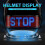 Smart Led Motorcycle Bike Cycling Helmet Display Sceen Light with Turn 5