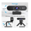 Webcam, Webcam with Microphone, Web Camera, Full HD 1080p/30fps, Plug and Play, Auto Light Correction, Noise-Reducing Mic(Black) 8