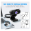 Webcam 1080P avec microphone et cache de confidentialité avec trépied noir 6