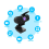 Webcam 1080P avec microphone et cache de confidentialité avec trépied noir 7