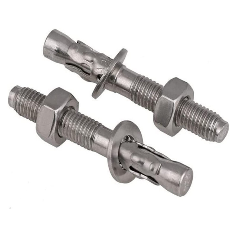 Stainless Steel Expansion Sleeve Anchor Screw Bolts,Expansion Bolts 10Pcs M6 M8 M10 M12 M16 Stainless Steel Anchors 684607589528