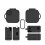 (Black) Bluetooth Headset Silicone Protective Cover Soft Shell Anti-Fall Storage Box 1