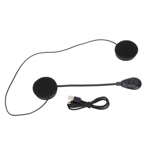 Bluetooth 5.0 Helmet Headset T60 Black 180mAh Battery 8H Playtime 1