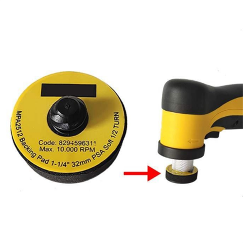 1-tums punktslipmaskin, mjuk gummibricka, diameter 2