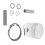 6E7-11631-00-97 Piston Kit Std With Piston Ring For 5