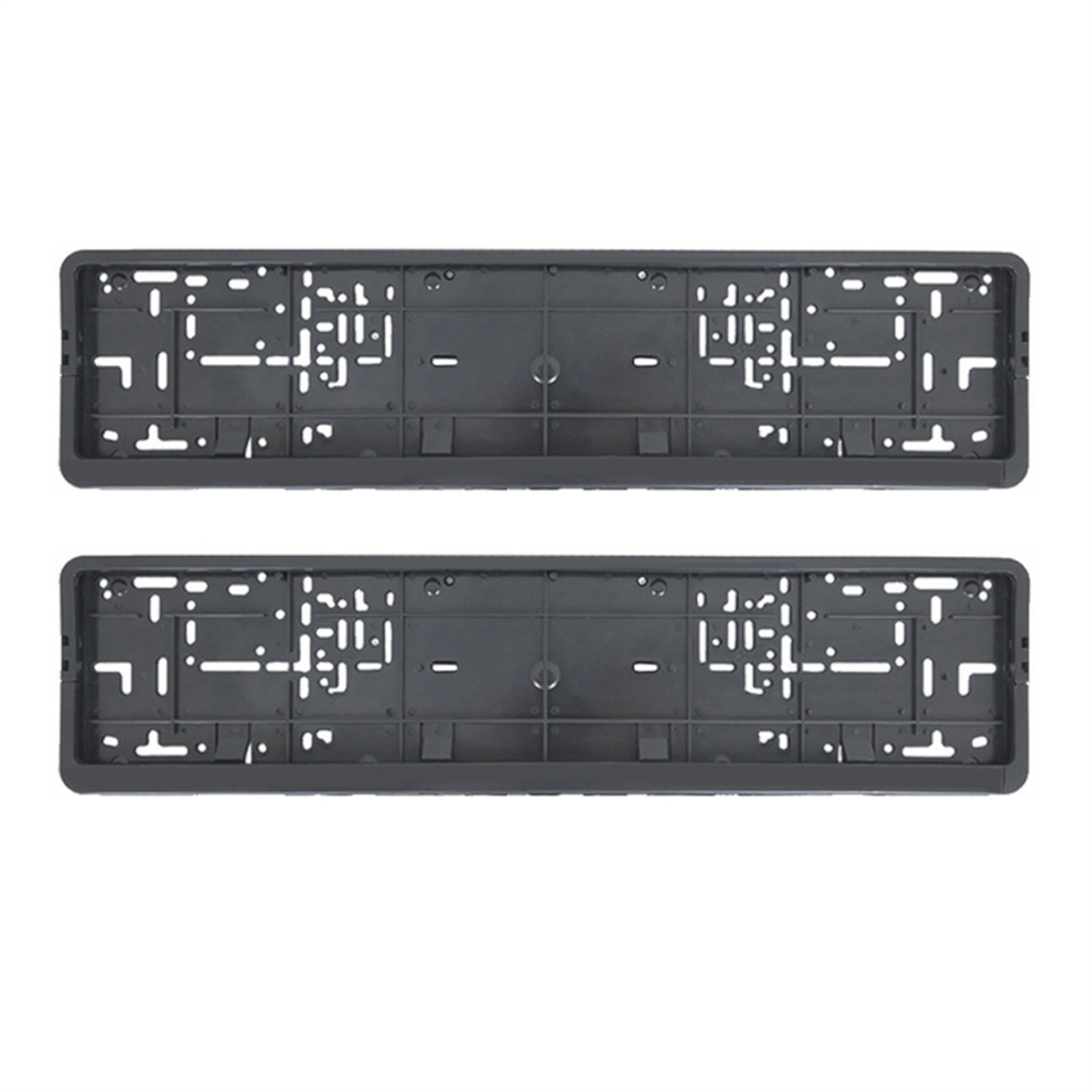 2Pcs European License Plate Frame Auto Accessory Waterproof Holder 4853968531705