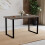 Vida Designs (Walnut) 4 Seater Dining Table with Modern U-Shape Legs 4