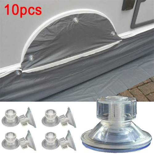 10pcs High-Grip Awning Suction Cup Fixing Pads Caravan Motorhome 1